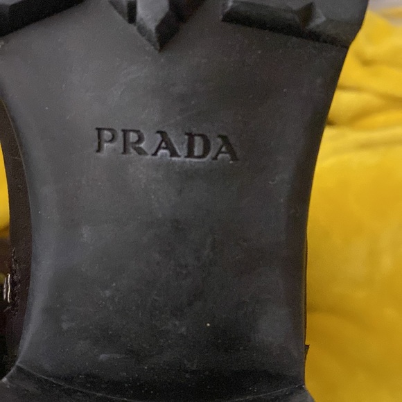 NIB prada brown calzature Donna boots size: 39/ 8.5 in US - Picture 6 of 11